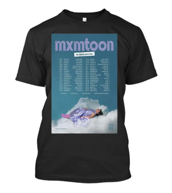 Mxmtoon The Liminal Space Tour 2025 Dates Cities And Special Guests T-Shirt