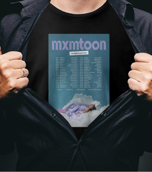 Mxmtoon The Liminal Space Tour 2025 Dates Cities And Special Guests T-Shirt