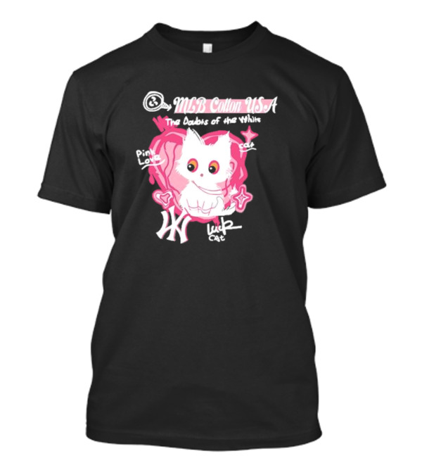 MLB Cotton USA The Doubts Of Our Values Lucky Cat T-Shirt
