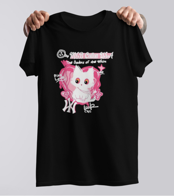MLB Cotton USA The Doubts Of Our Values Lucky Cat T-Shirt