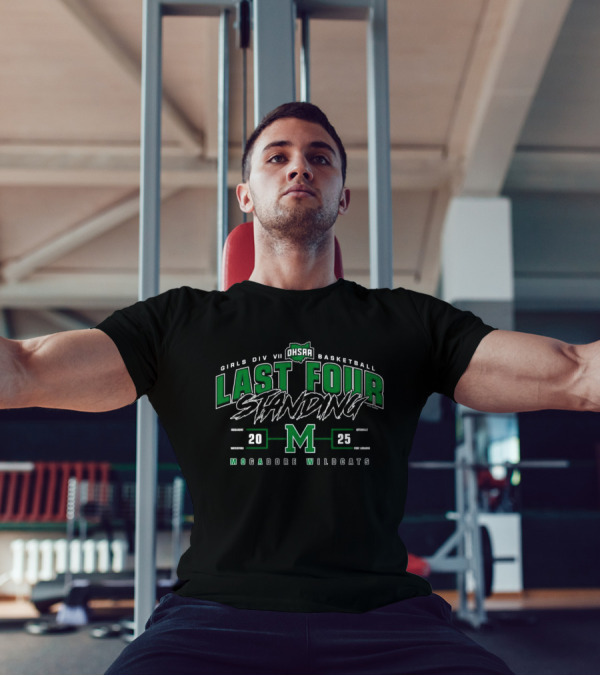 Mogadore Wildcats 2025 OHSAA Girls Division VII Basketball Last Four Standing M T-Shirt