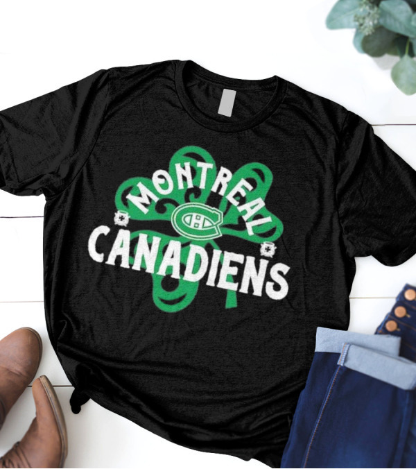 Montreal Canadiens St. Patrick’s Day Shamrock 2025 T-Shirt
