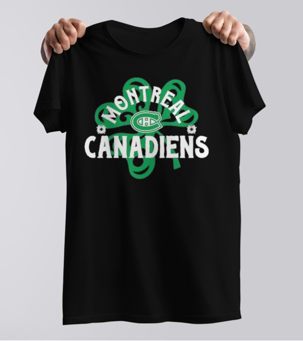 Montreal Canadiens St. Patrick’s Day Shamrock 2025 T-Shirt