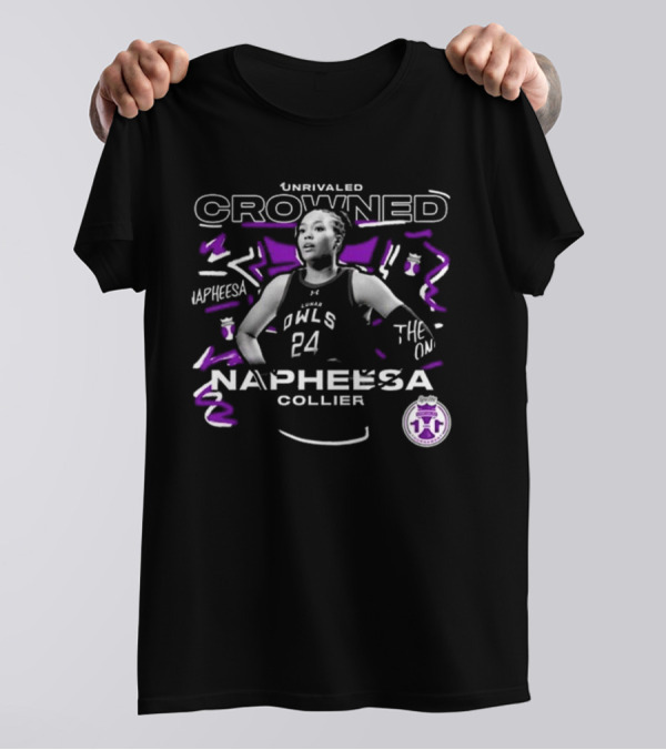 Unrivaled Crowned Napheesa Collier The One Owls 24 T-Shirt
