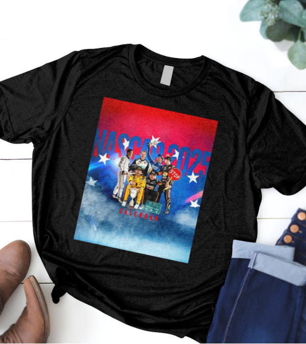NASCAR 2025 West Ryan Expy Chicago Loop Calendar Racing Champions T-Shirt