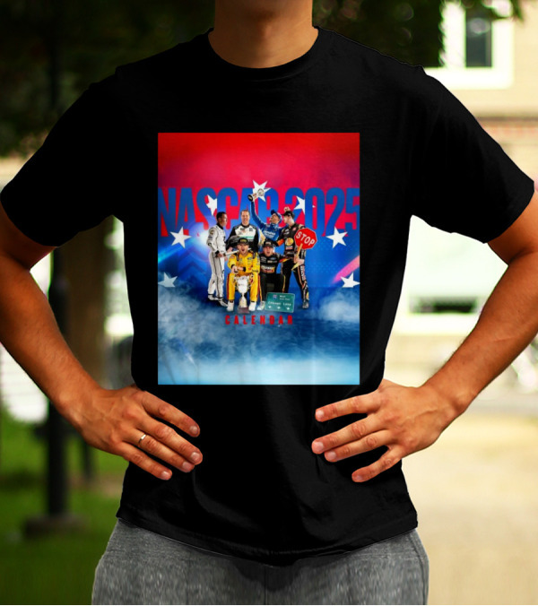 NASCAR 2025 West Ryan Expy Chicago Loop Calendar Racing Champions T-Shirt