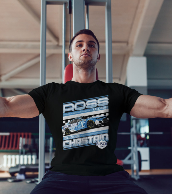 Ross Chastain Trackhouse Busch Light Racing Car 2025 T-Shirt