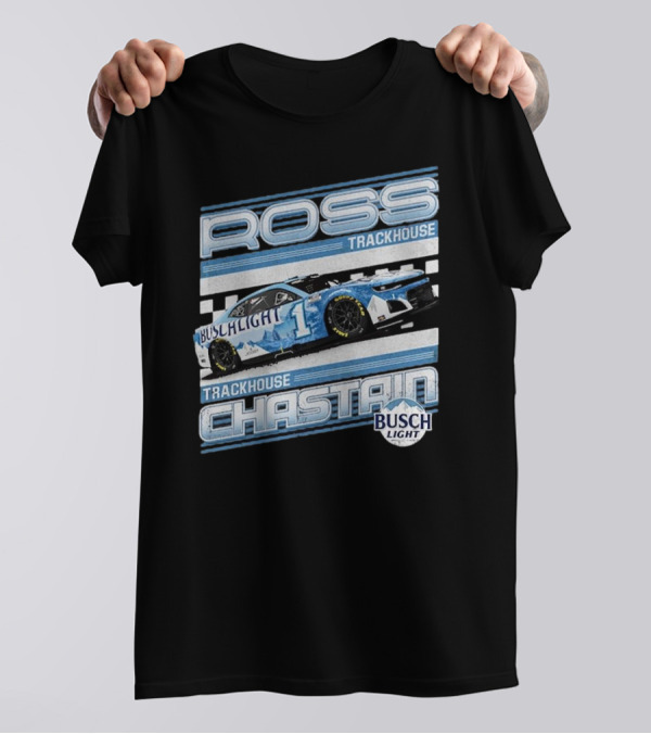 Ross Chastain Trackhouse Busch Light Racing Car 2025 T-Shirt