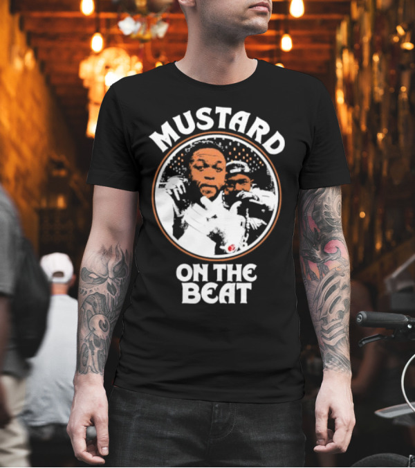 Mustard On The Beat DJ Mustard Circle Design T-Shirt