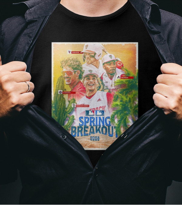 NC State Wolfpack Baseball MLB Spring Breakout 2025 Jacob Cozart Eli Serrano III Brandon Butterworth Gino Groover T-Shirt