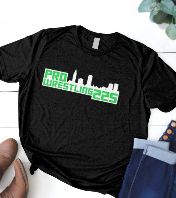 Pro Wrestling 225 Skyline Design T-Shirt