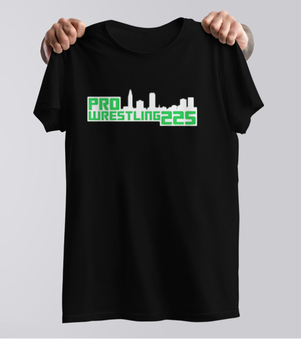 Pro Wrestling 225 Skyline Design T-Shirt