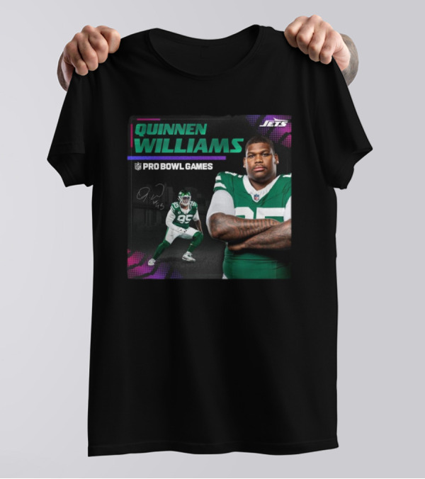 Quinnen Williams Pro Bowl Games 2025 New York Jets NFL Signature T-Shirt