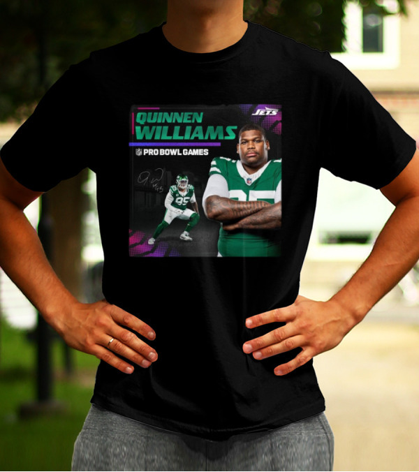 Quinnen Williams Pro Bowl Games 2025 New York Jets NFL Signature T-Shirt