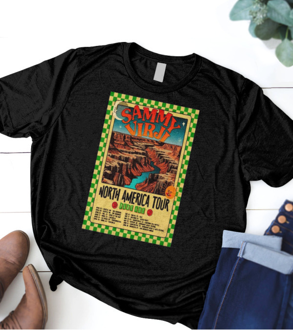 Sammy Virji North America Tour 2025 Part One Seattle Showbox Coachella Lightning In A Bottle Brooklyn Mirage T-Shirt