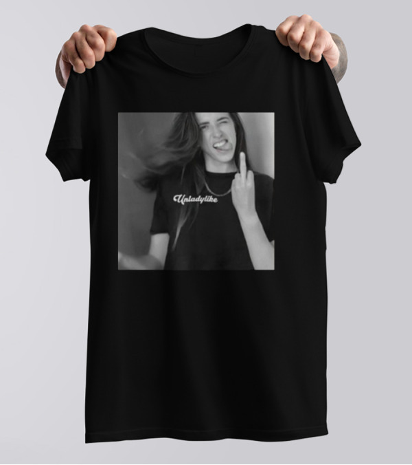 Rachel Ballinger Unladylike Middle Finger Gesture X-Rated T-Shirt