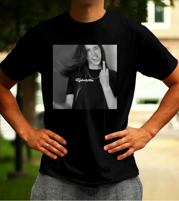 Rachel Ballinger Unladylike Middle Finger Gesture X-Rated T-Shirt