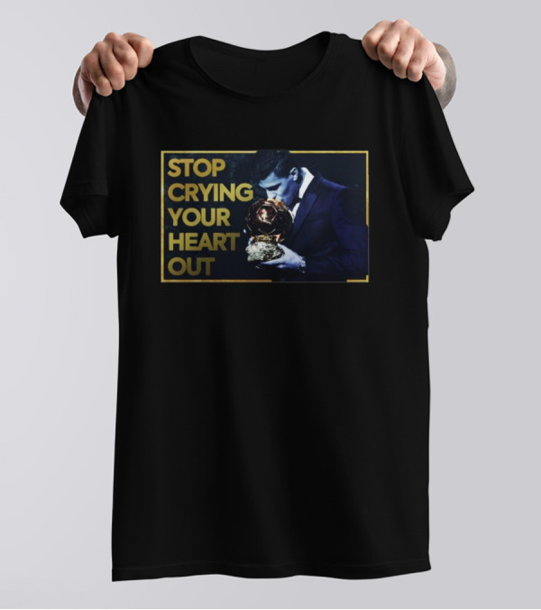 Stop Crying Your Heart Out Man City Fans Message 2025 T-Shirt