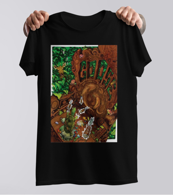 Goose Tour February 15 2025 Grand Rapids MI GLC Live At 20 Monroe Colorful Tortoise And Forest Scene T-Shirt