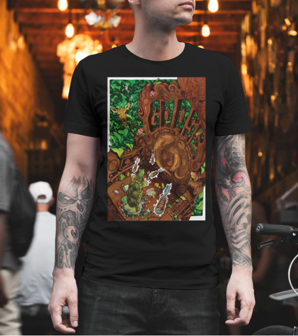 Goose Tour February 15 2025 Grand Rapids MI GLC Live At 20 Monroe Colorful Tortoise And Forest Scene T-Shirt