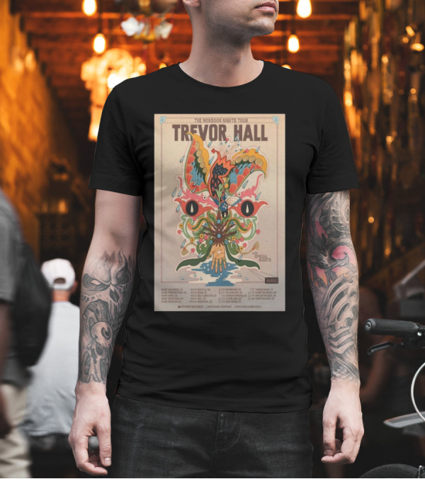 Trevor Hall The Monsoon Nights Tour 2025 With Special Guests And Tour Dates T-Shirt
