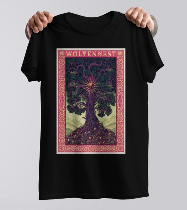 Wolvennest Vera Groningen February 15 2025 Skull Tree Artwork T-Shirt