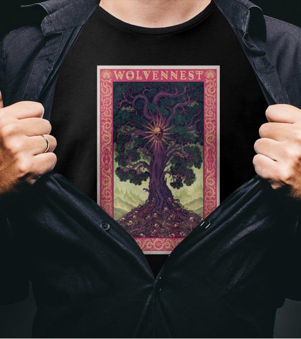 Wolvennest Vera Groningen February 15 2025 Skull Tree Artwork T-Shirt