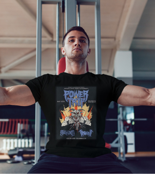 Official Sonic Temple Afterparty Power Trip May 10th Ace Of Cups Columbus Ohio 2025 T-Shirt