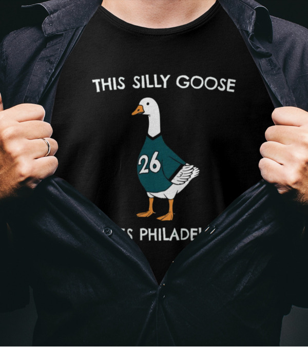 This Silly Goose Loves Philadelphia Number 26 T-Shirt