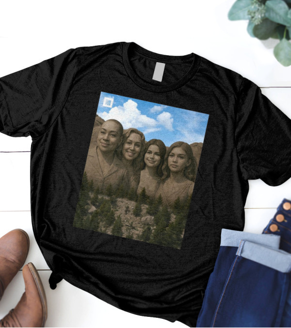 Raven-Symone Miley Cyrus Selena Gomez Zendaya Disney Channel Mount Rushmore 2025 Complex T-Shirt