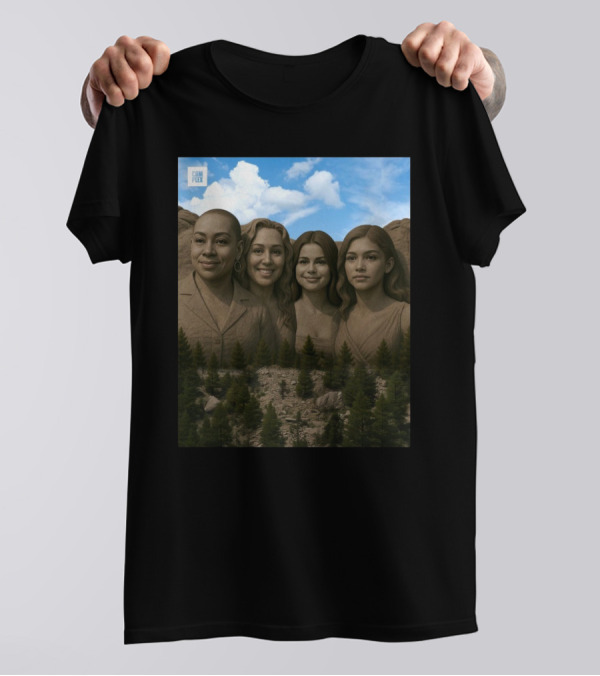 Raven-Symone Miley Cyrus Selena Gomez Zendaya Disney Channel Mount Rushmore 2025 Complex T-Shirt