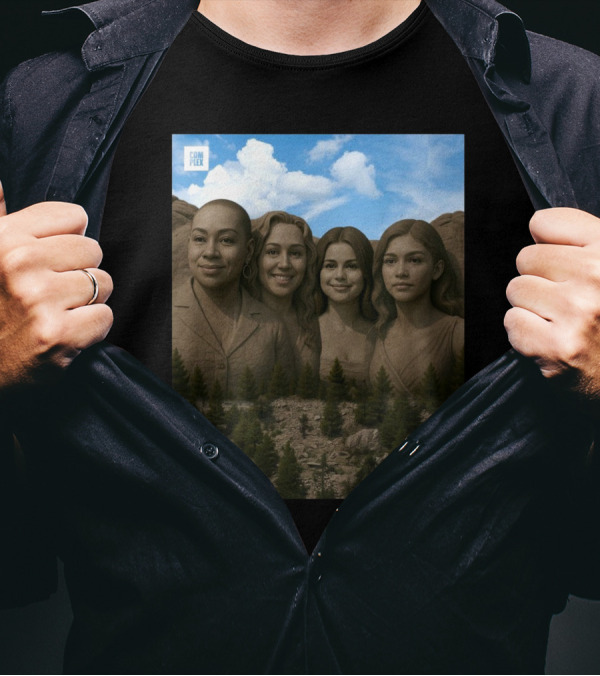Raven-Symone Miley Cyrus Selena Gomez Zendaya Disney Channel Mount Rushmore 2025 Complex T-Shirt
