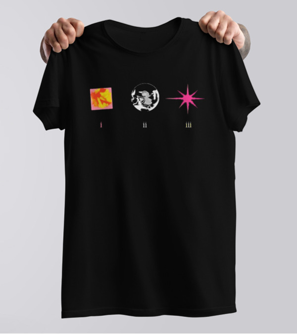 RAYE I Ii Iii Let There Be Light Square Circle Star T-Shirt