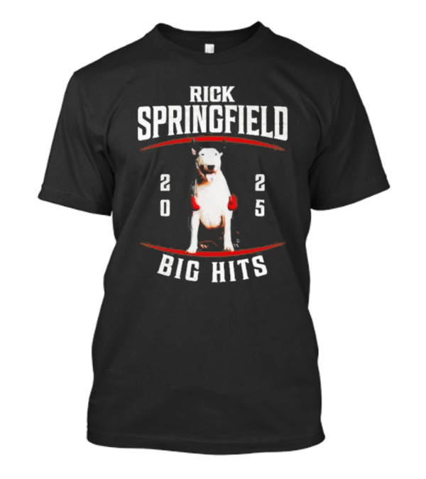 Rick Springfield Big Hits 2025 Dog Graphic T-Shirt