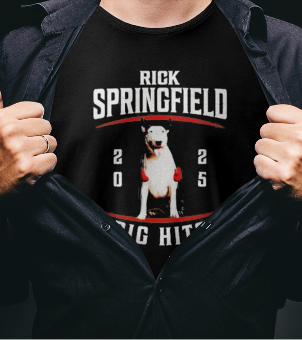 Rick Springfield Big Hits 2025 Dog Graphic T-Shirt