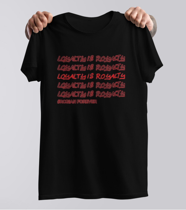 Loyalty Is Royalty Rcbians Forever Rcb Captain Yaaru T-Shirt