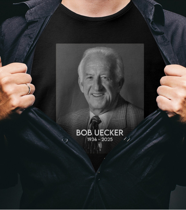 Bob Uecker 1934-2025 Mr. Baseball Memoriam T-Shirt