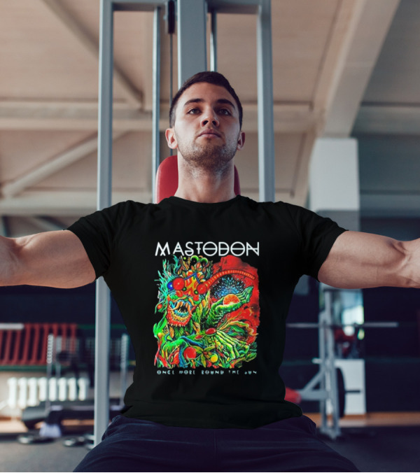 Mastodon Once More Round The Sun Psychedelic Artwork T-Shirt
