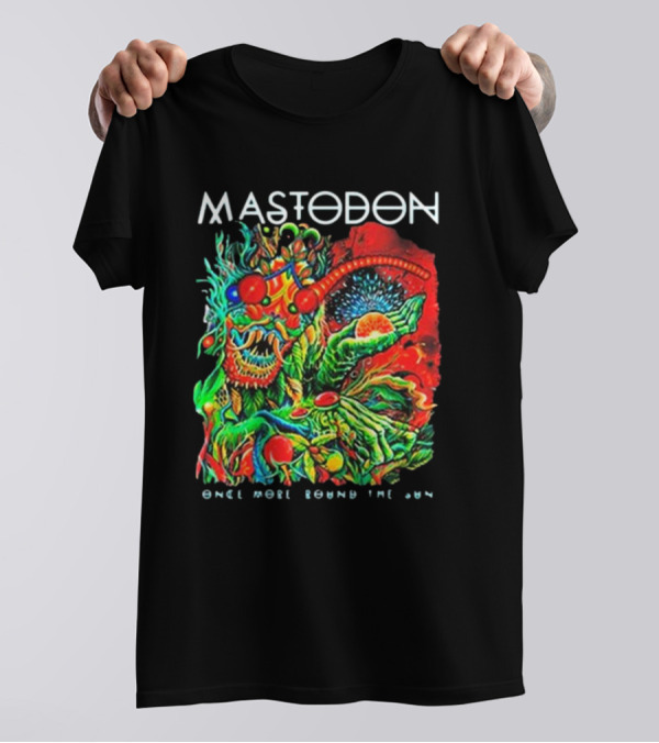 Mastodon Once More Round The Sun Psychedelic Artwork T-Shirt