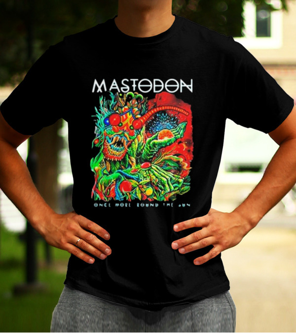 Mastodon Once More Round The Sun Psychedelic Artwork T-Shirt