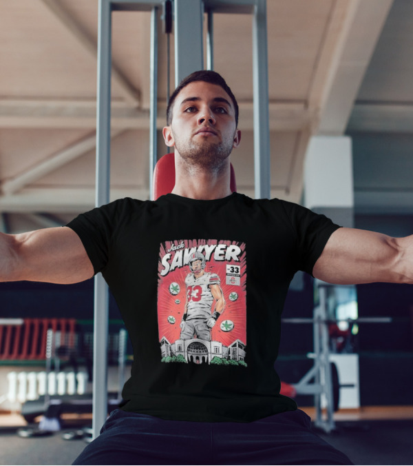 Jack Sawyer Retro Football Comic Style 90s Vintage 33 T-Shirt