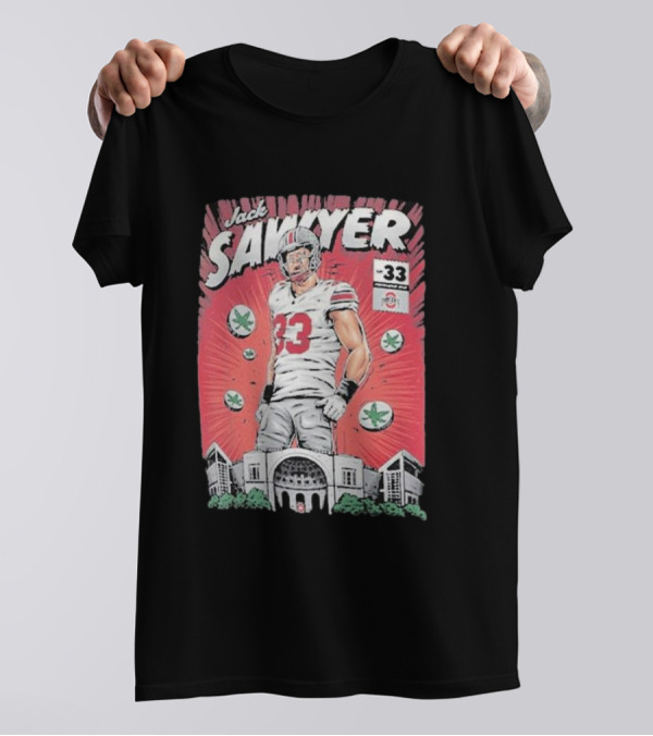 Jack Sawyer Retro Football Comic Style 90s Vintage 33 T-Shirt