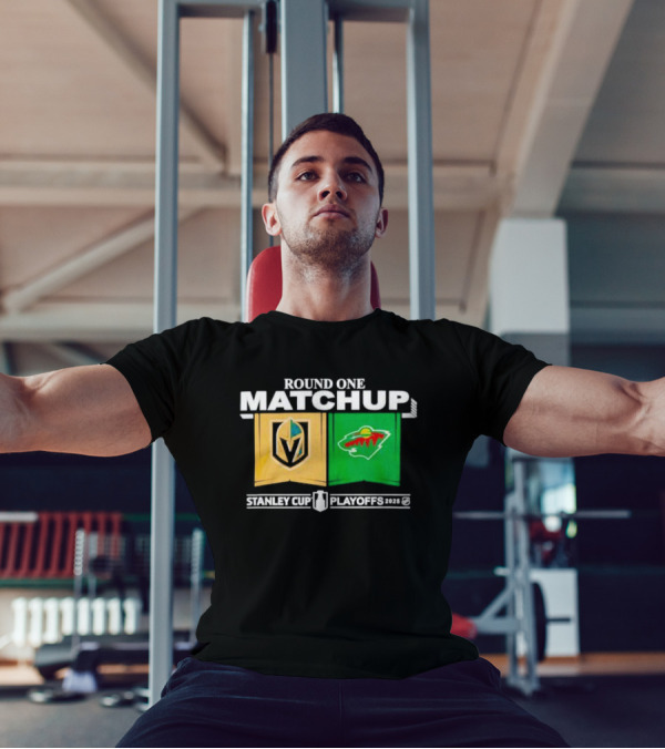 Round One Matchup Vegas Golden Knights Vs Minnesota Wild Stanley Cup Playoffs 2025 T-Shirt