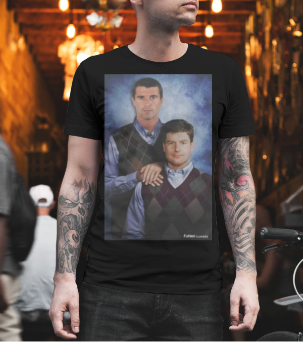 Roy Keane Denis Irwin Futbol Classics T-Shirt