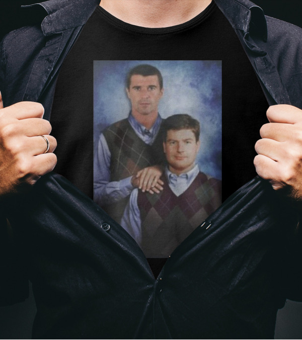 Roy Keane Denis Irwin Futbol Classics T-Shirt