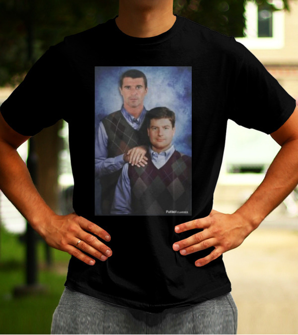 Roy Keane Denis Irwin Futbol Classics T-Shirt