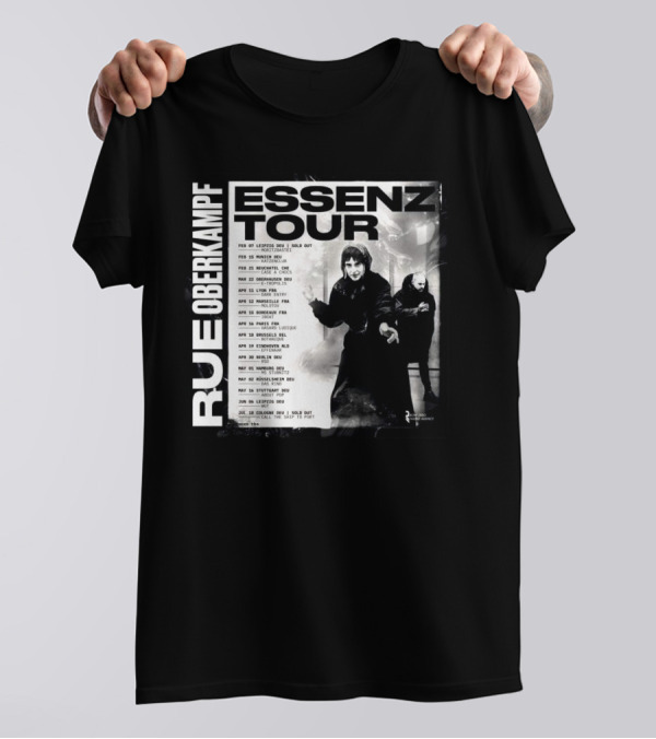 Rue Oberkampf Essenz Tour 2025 Concert Dates And Locations T-Shirt