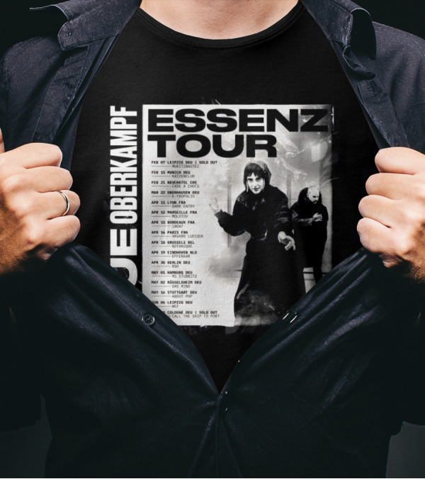 Rue Oberkampf Essenz Tour 2025 Concert Dates And Locations T-Shirt