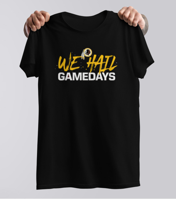 We Hail Gamedays Ryan Wetzel Washington Football Iconic Logo T-Shirt