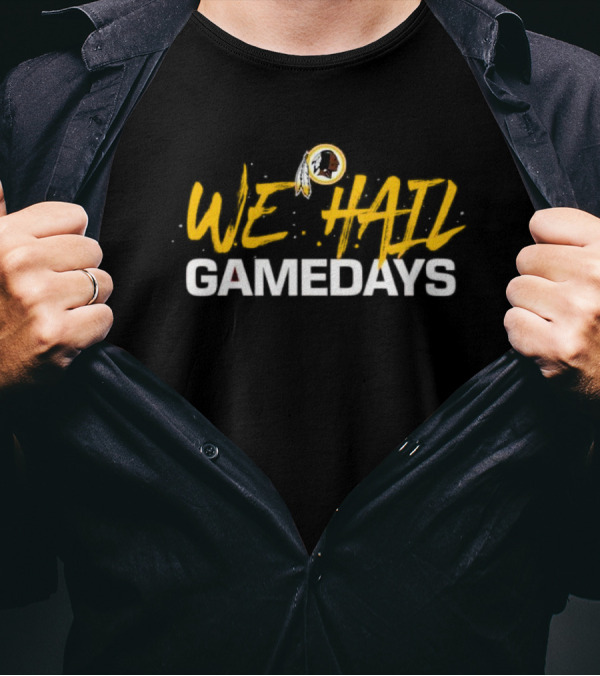 We Hail Gamedays Ryan Wetzel Washington Football Iconic Logo T-Shirt